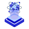 Netwrok icon. Globe with connection lines around it.
