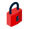 Security icon. Padlock.